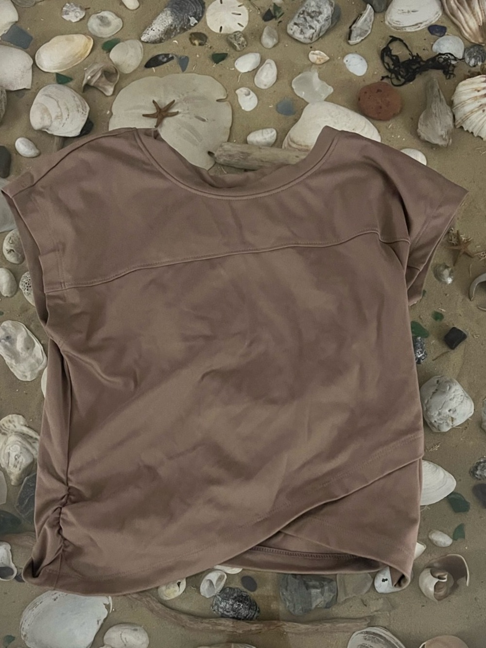 tek gear Short Sleeve Tee in Taupe Brown